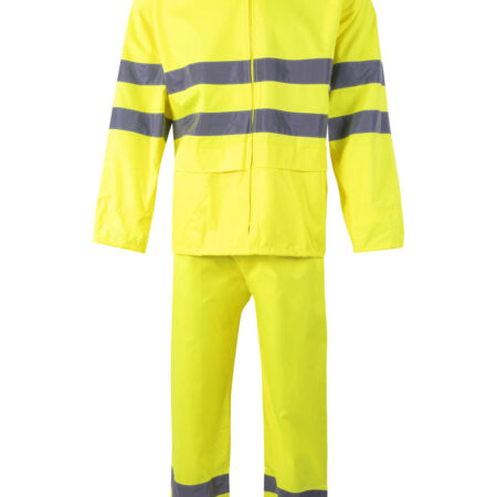 High Visibility Two-Piece Rain Suit